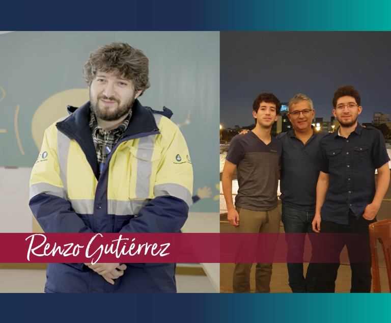 Renzo Gutiérrez: «Ahora conozco el trabajo de mi papá y lo comprendo más»