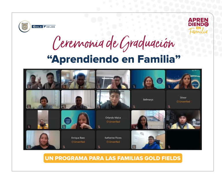 Ceremonia de graduación de nuestros practicantes de “Aprendiendo en Familia”