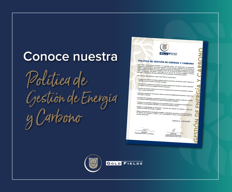 Compartimos nuestra Política de Gestión de Energía y Carbono