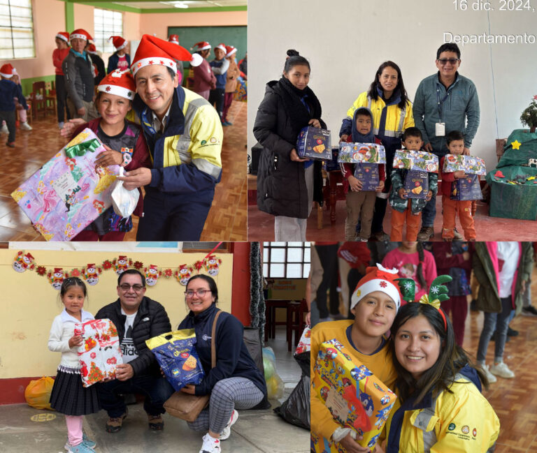 Diversas áreas de Gold Fields llevan alegría y esperanza esta navidad