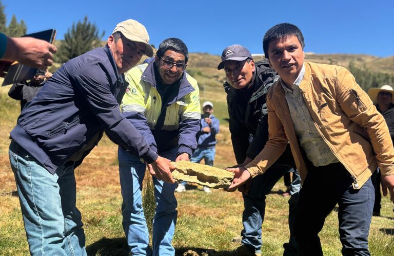 Primera piedra para la nueva Casa Comunal en Pilancones